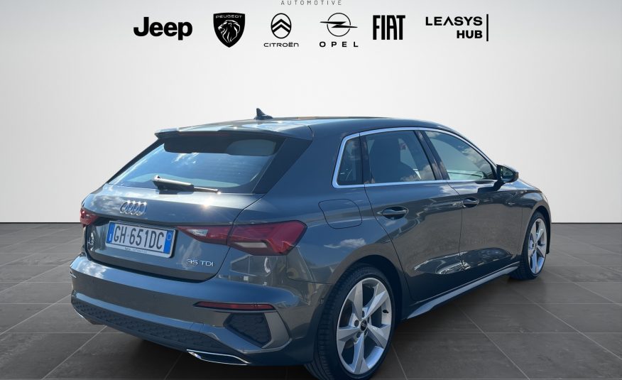 AUDI A3 SPORTBACK 35 TDI 2.0 150 CV S TRONIC  S LINE EDITION