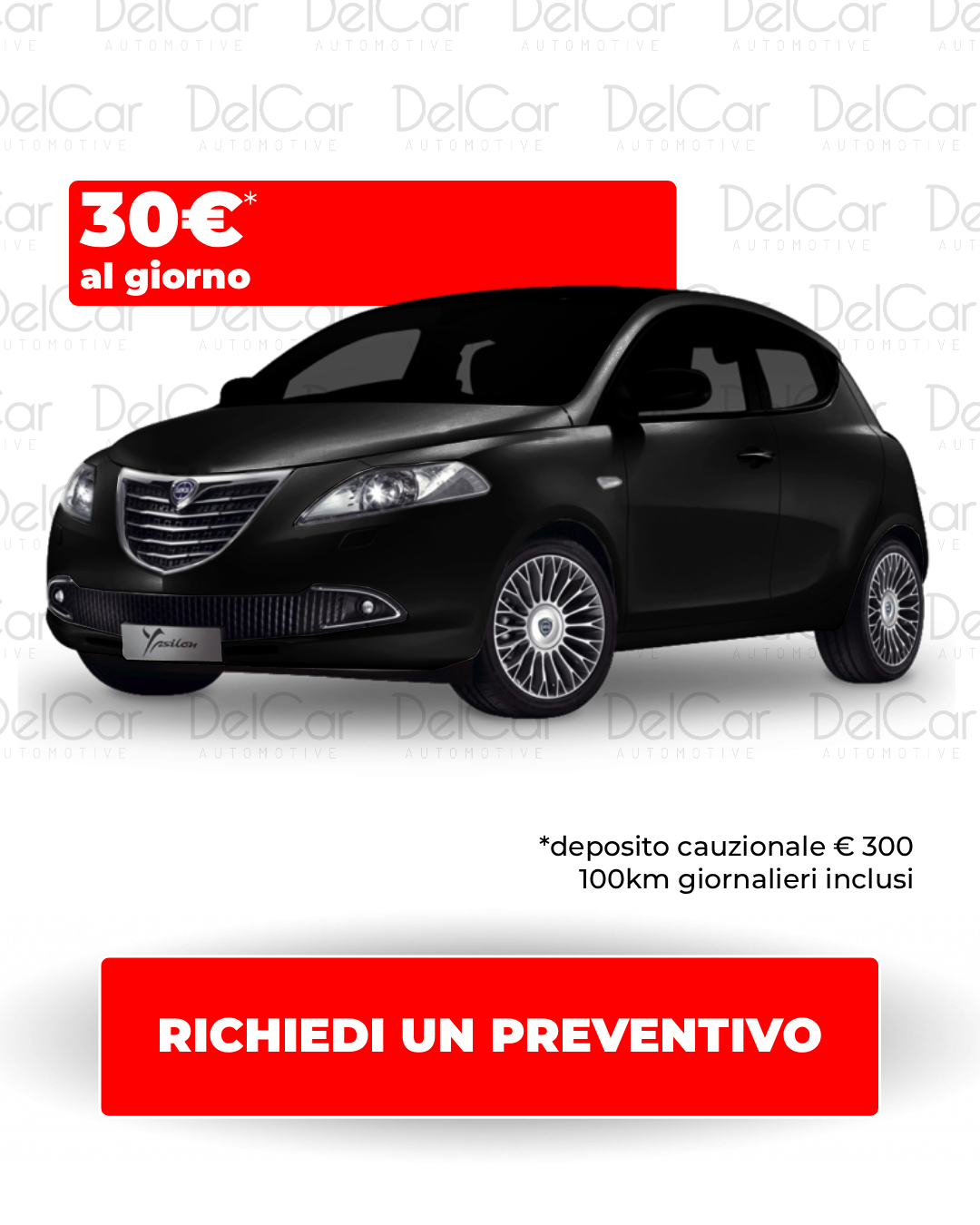 noleggio lancia ypsilon salento