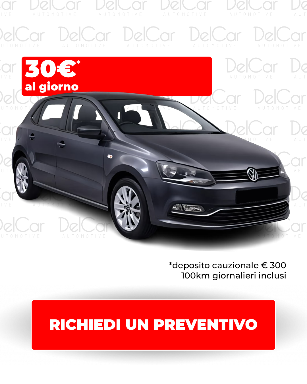 noleggio volkswagen polo salento
